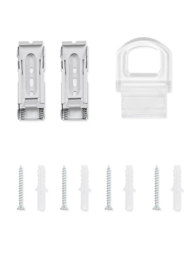 TOVALOR Cordless Bracket,Roller Shade Replacement Accessory,Pull Down Handle,Suitable for Inside & Outside Mount Roller Blinds,Universal for Indoor Cordless Shades(Grey) - Image 2